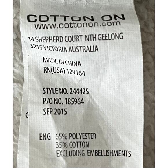 COTTON:ON HOODIE SWEATSHIRT, WOMENS, EX SMALL, GREY W/NAVY SPECKLES, HANDWARMER - Picture 10 of 11